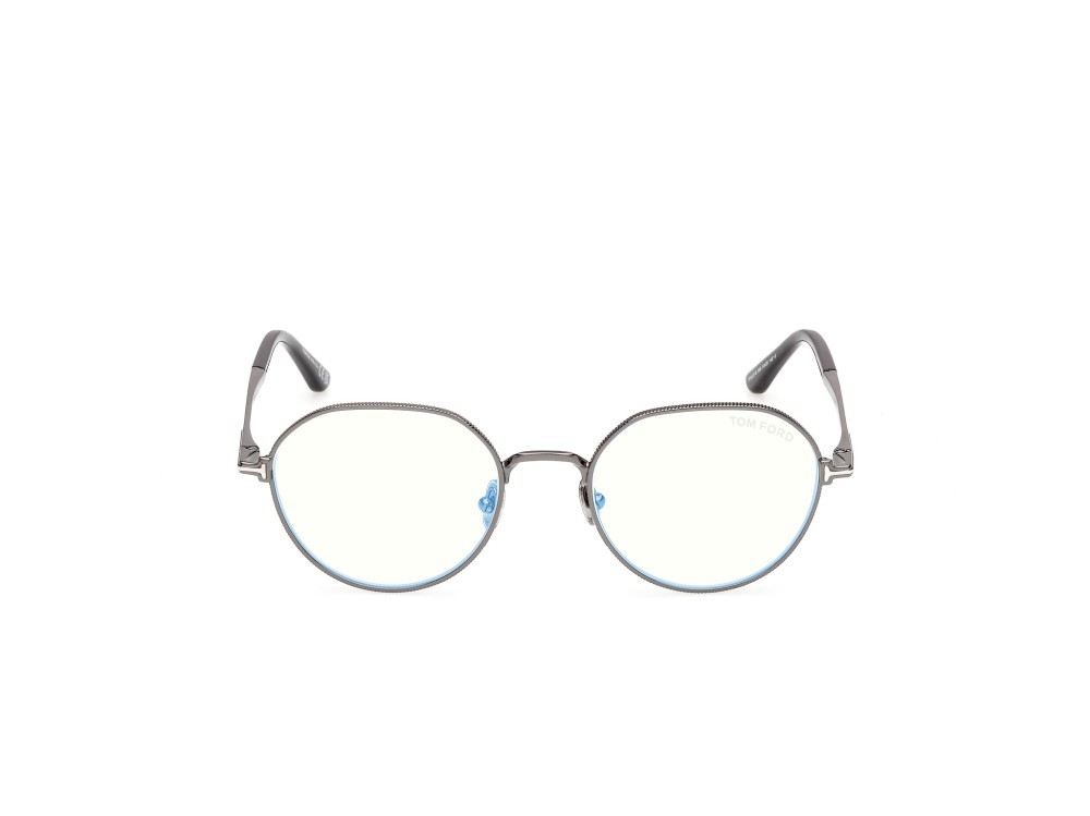 Occhiali da vista Tom Ford FT6127-B (008) colore antracite lucido  forma rotondo 
