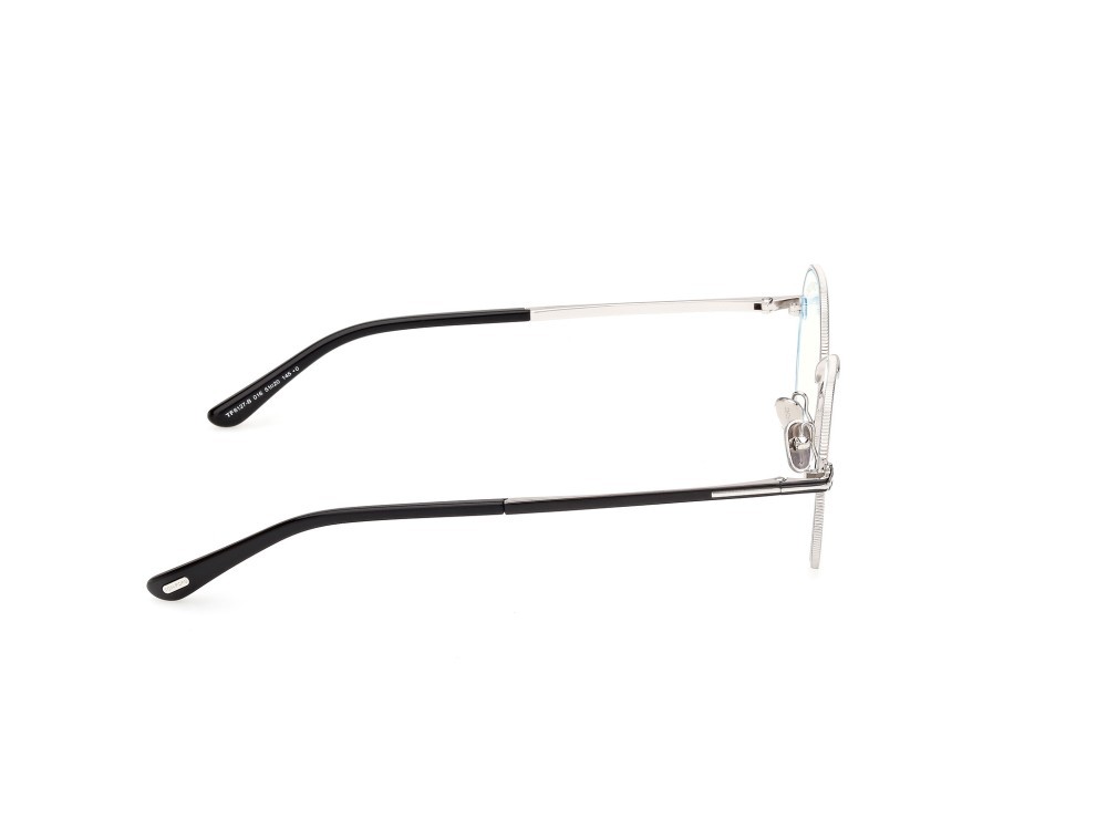 Occhiali da vista Tom Ford FT6127-B (016) colore palladio lucido / nero lucido forma rotondo 