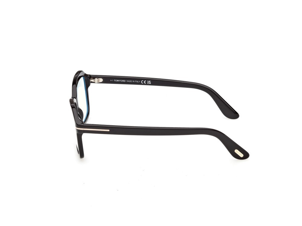 Eyeglasses Tom Ford FT6129-B (001) color nero lucido shape rectangle 