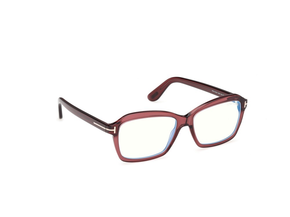 Eyeglasses Tom Ford FT6129-B (069) color bordeaux lucido shape rectangle 