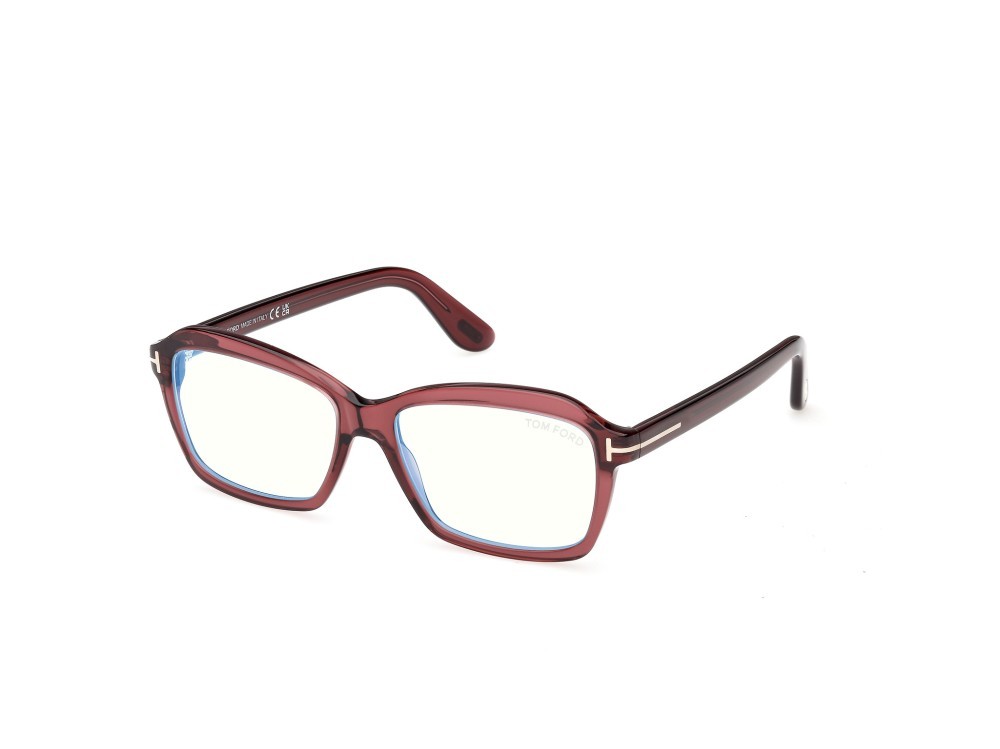 Eyeglasses Tom Ford FT6129-B (069) color bordeaux lucido shape rectangle 