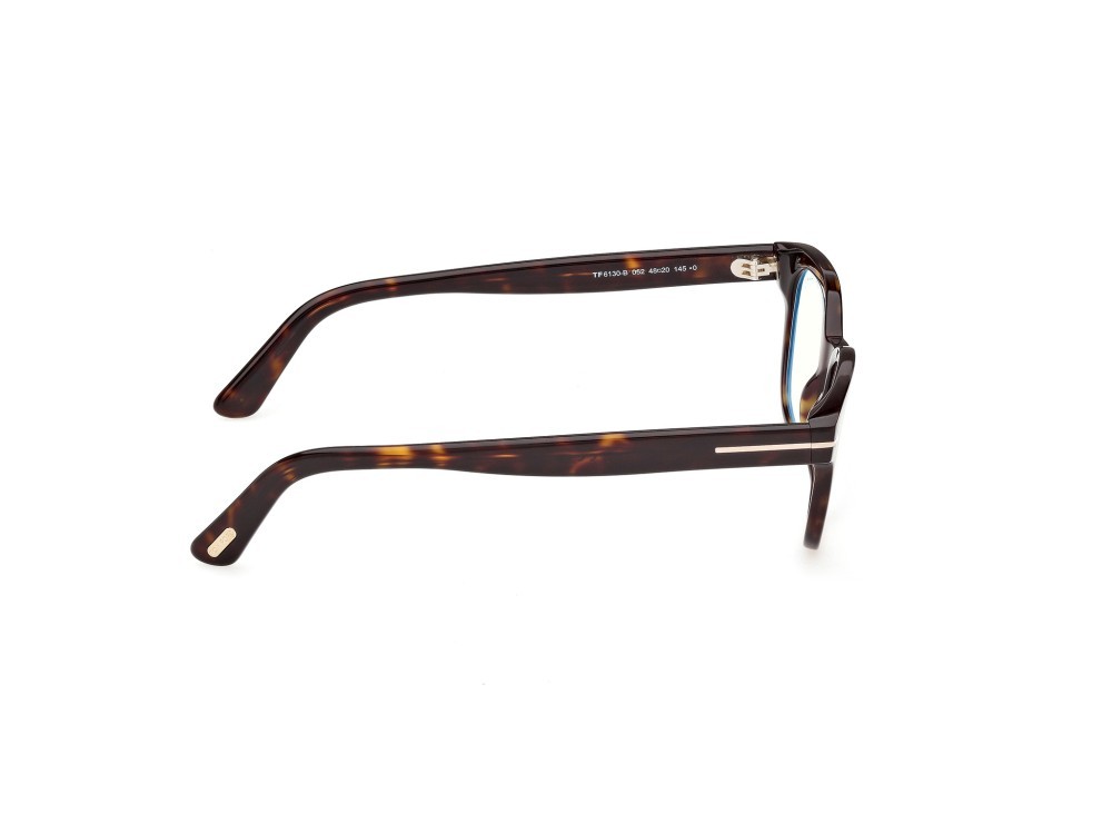 Eyeglasses Tom Ford FT6130-B (052) color avana scura  shape square 