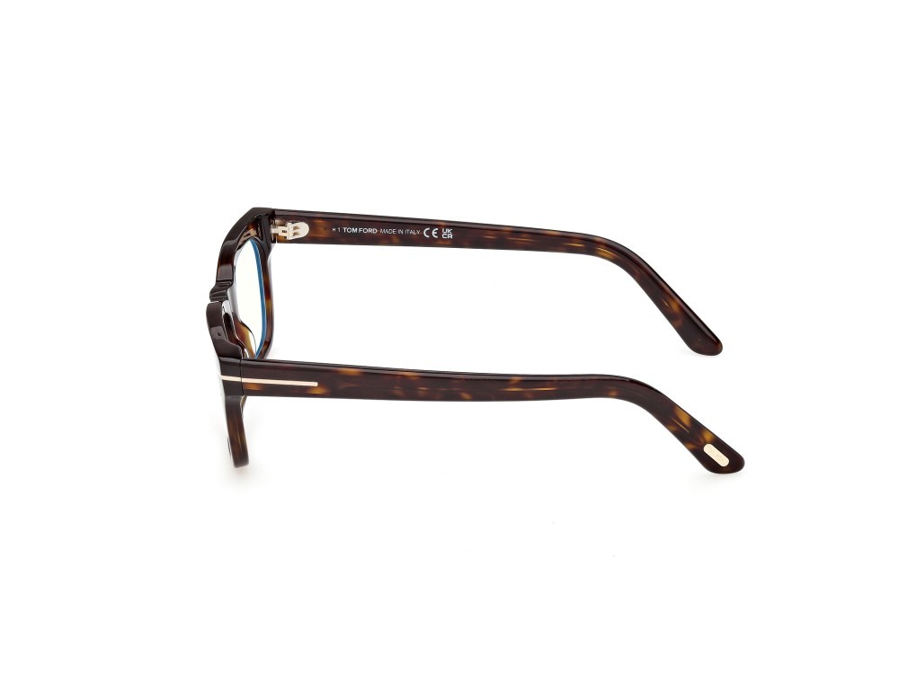 Eyeglasses Tom Ford FT6131-B (052) color avana scura  shape rectangle 