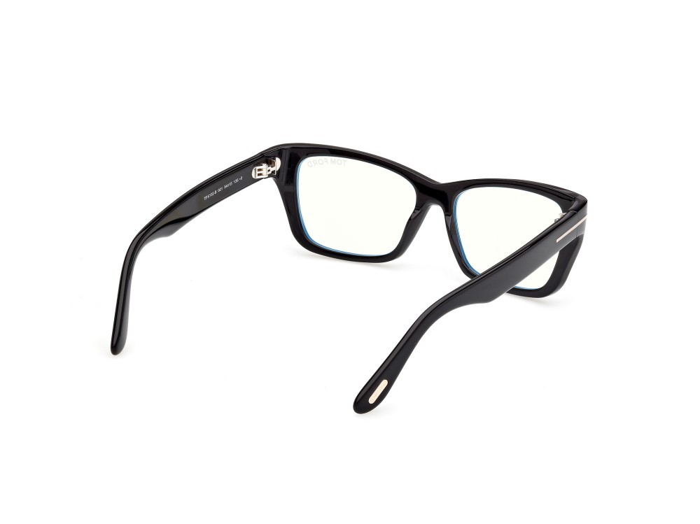Occhiali da vista Tom Ford FT6132-B (001) colore  nero lucido forma farfalla 