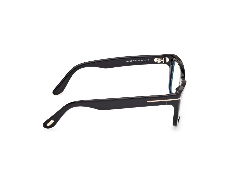 Occhiali da vista Tom Ford FT6132-B (001) colore  nero lucido forma farfalla 