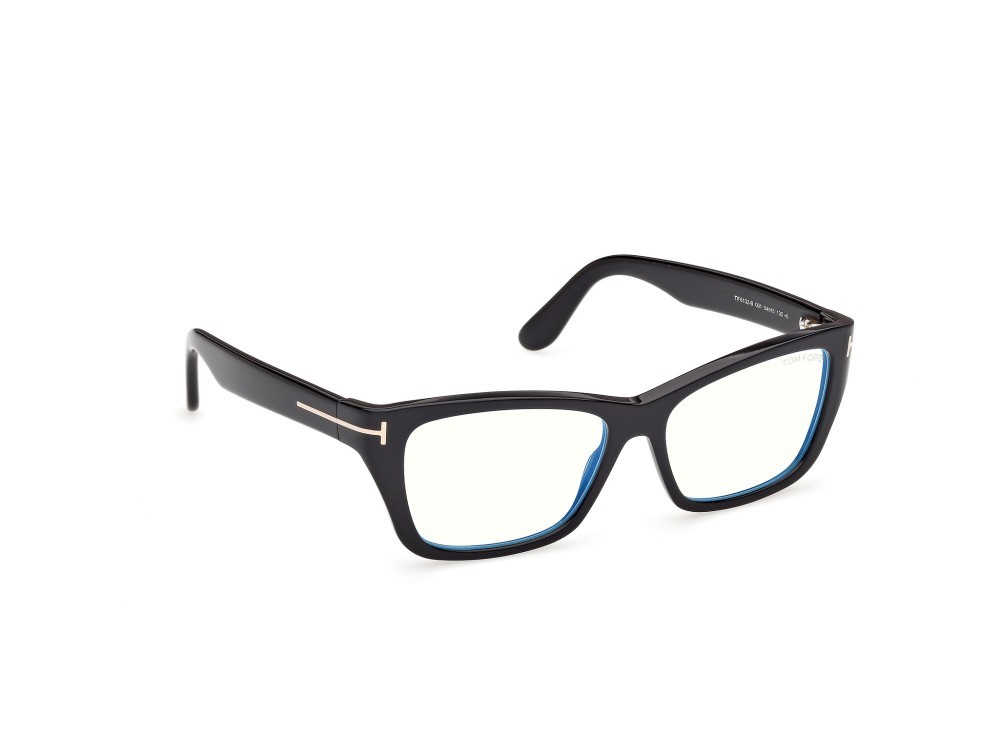 Occhiali da vista Tom Ford FT6132-B (001) colore  nero lucido forma farfalla 
