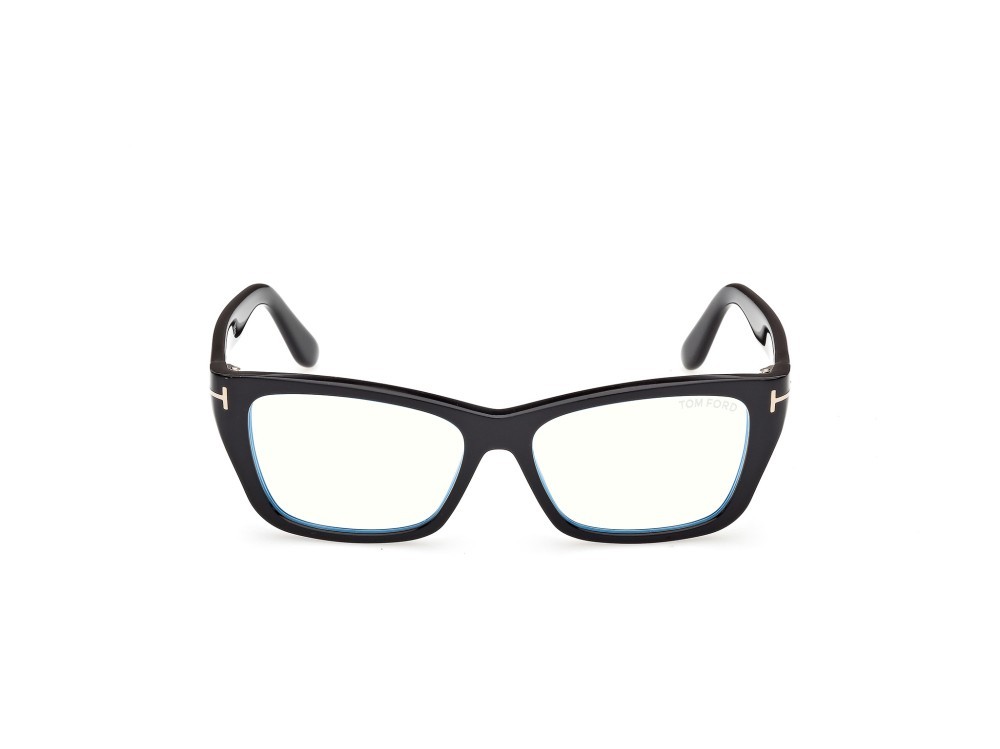 Occhiali da vista Tom Ford FT6132-B (001) colore  nero lucido forma farfalla 