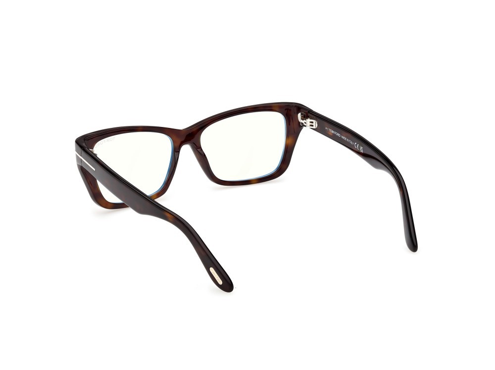 Occhiali da vista Tom Ford FT6132-B (052) colore avana scura forma farfalla 