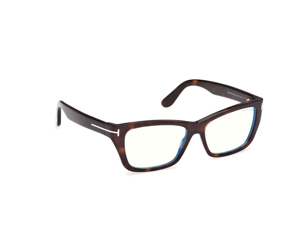 Occhiali da vista Tom Ford FT6132-B (052) colore avana scura forma farfalla 