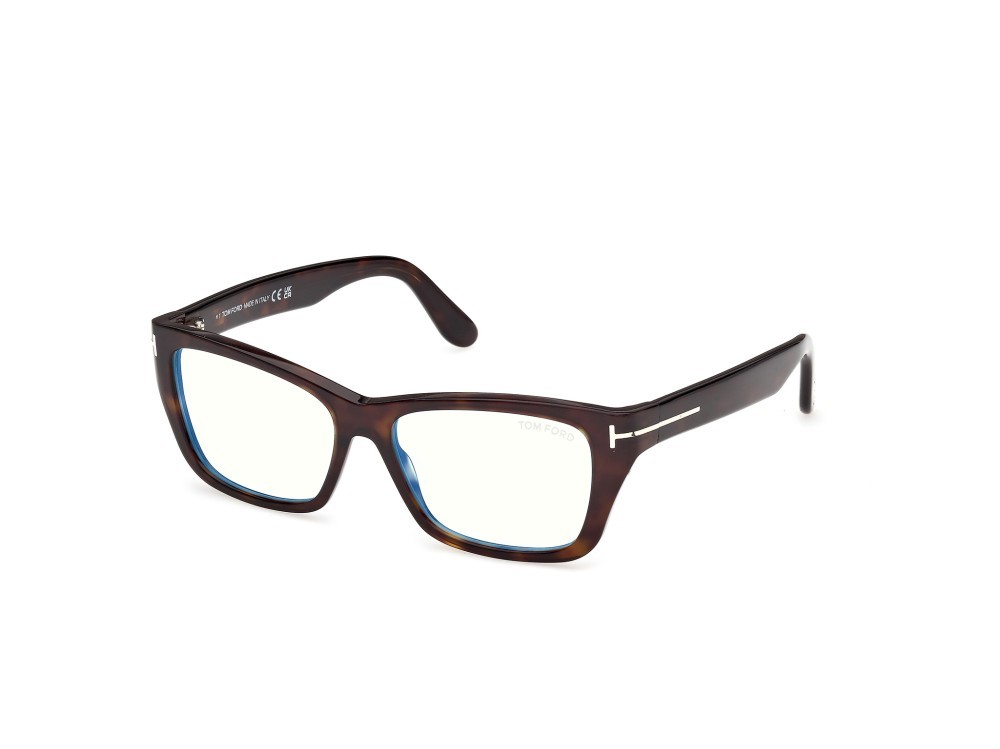 Occhiali da vista Tom Ford FT6132-B (052) colore avana scura forma farfalla 