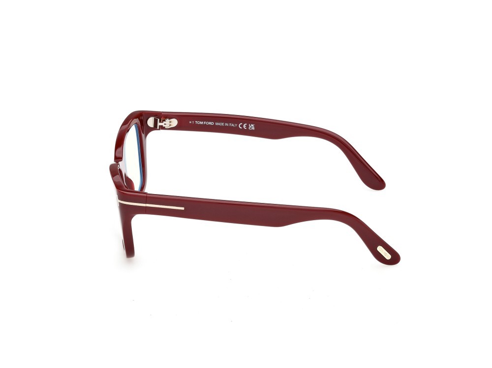 Occhiali da vista Tom Ford FT6132-B (069) colore bordeaux lucido forma farfalla 