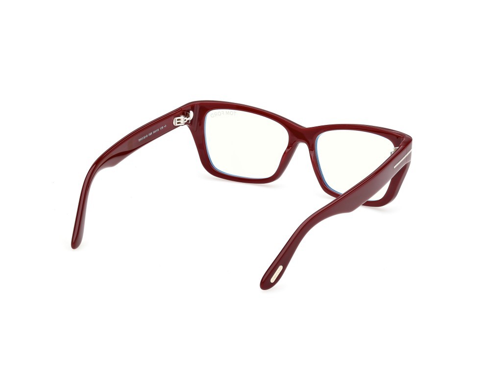 Occhiali da vista Tom Ford FT6132-B (069) colore bordeaux lucido forma farfalla 