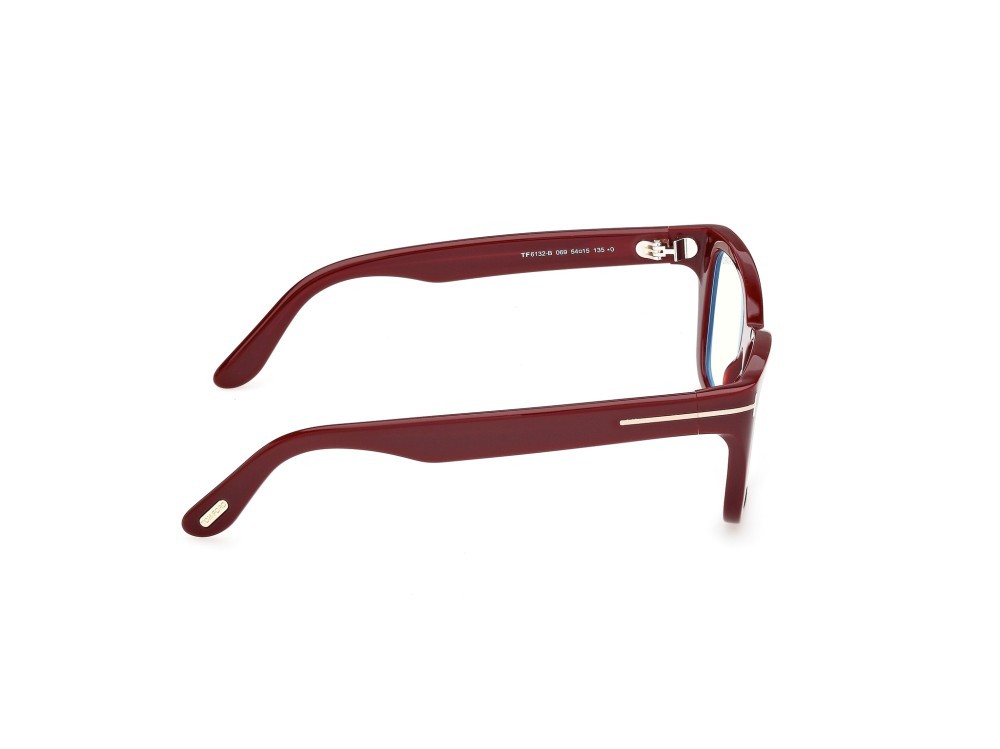 Occhiali da vista Tom Ford FT6132-B (069) colore bordeaux lucido forma farfalla 