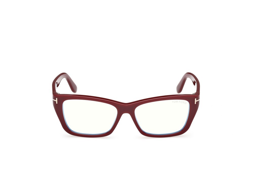 Occhiali da vista Tom Ford FT6132-B (069) colore bordeaux lucido forma farfalla 