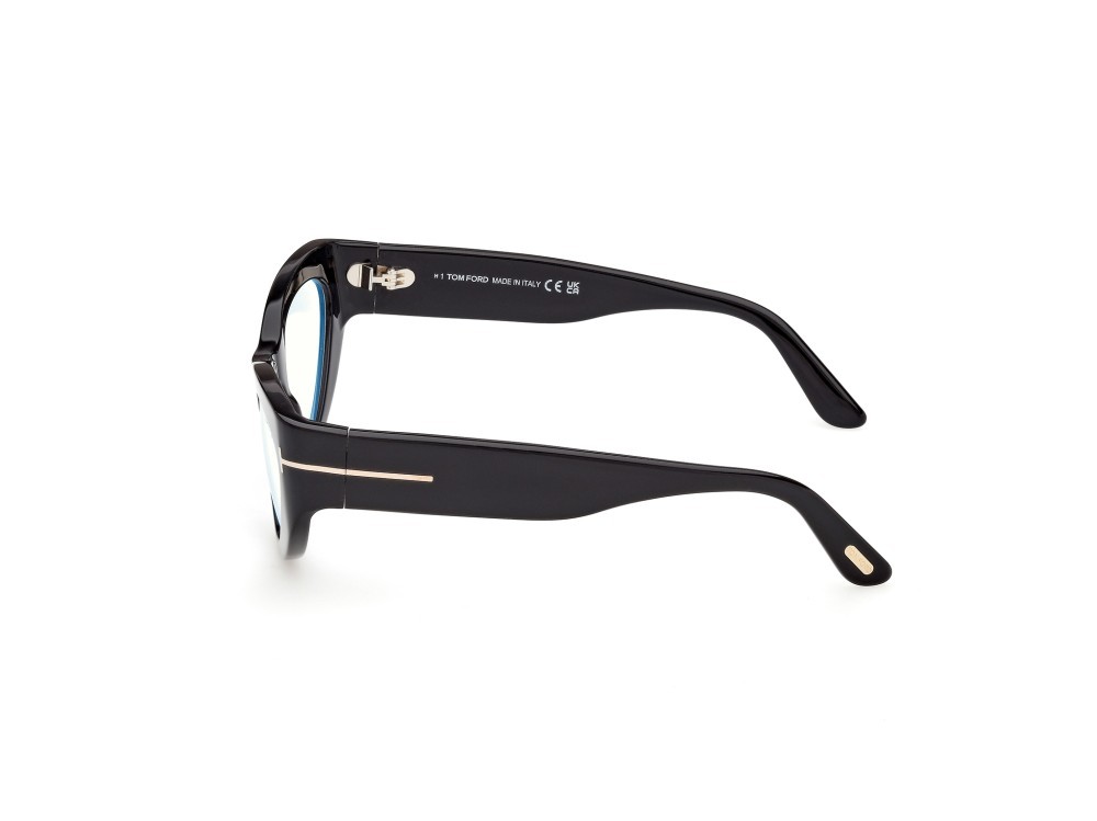 Eyeglasses Tom Ford FT6134-B (001) color nero lucido shape cat eye 