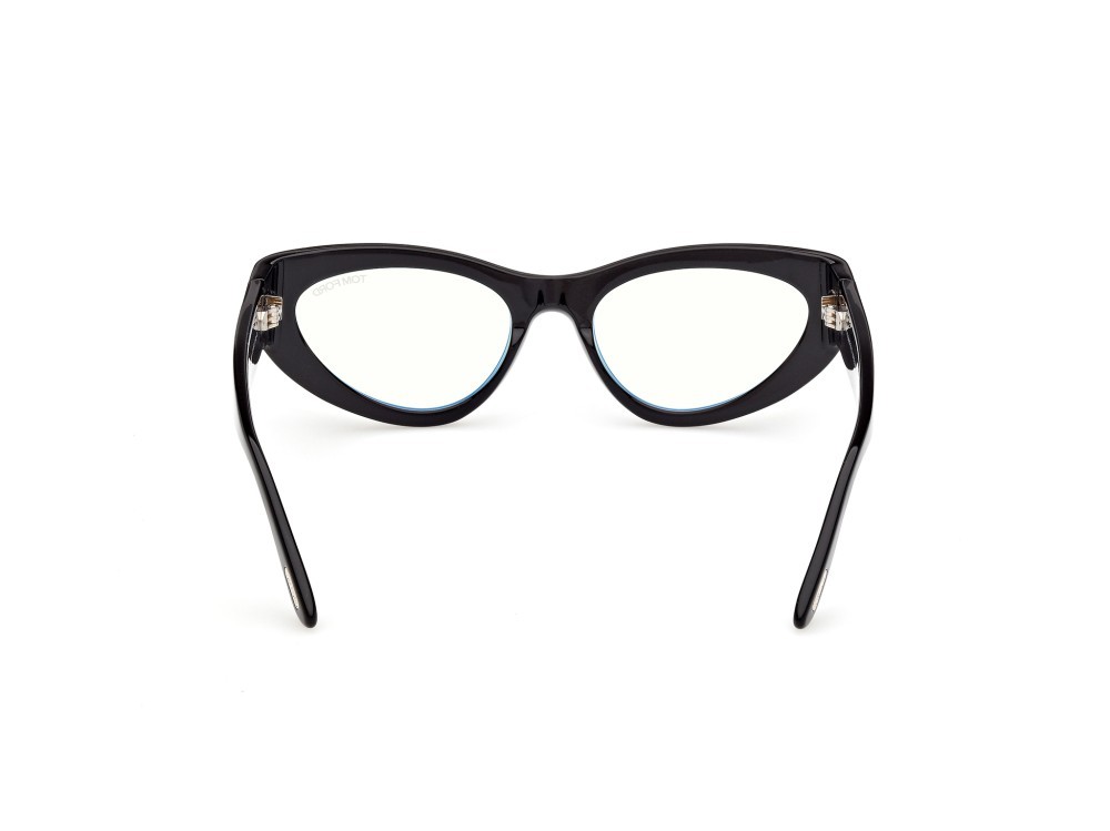 Eyeglasses Tom Ford FT6134-B (001) color nero lucido shape cat eye 