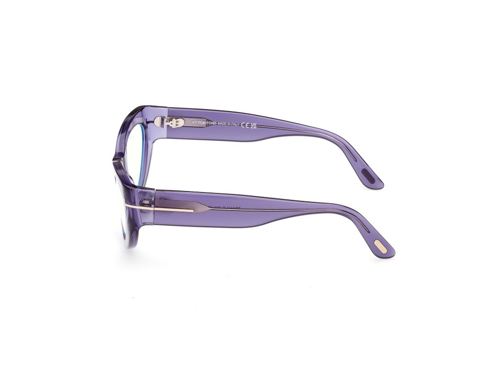 Eyeglasses Tom Ford FT6134-B (081) color viola lucido shape cat eye 
