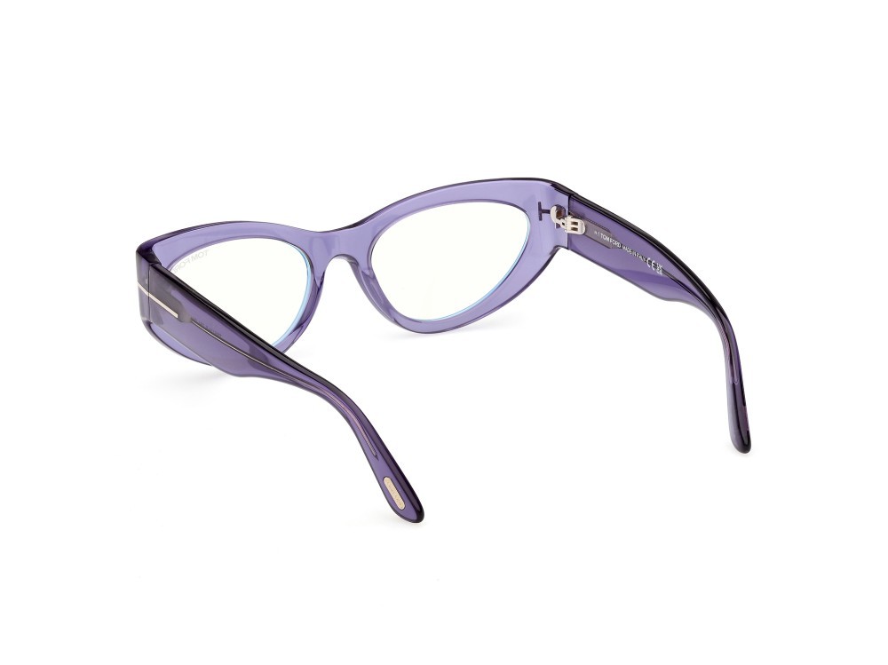 Eyeglasses Tom Ford FT6134-B (081) color viola lucido shape cat eye 