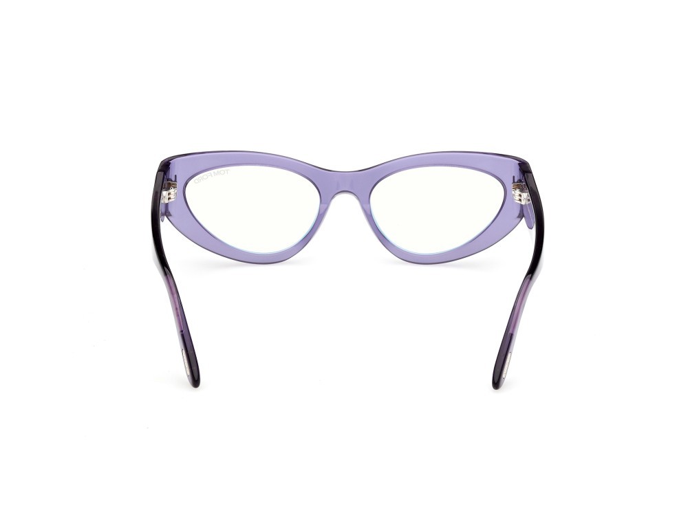 Eyeglasses Tom Ford FT6134-B (081) color viola lucido shape cat eye 