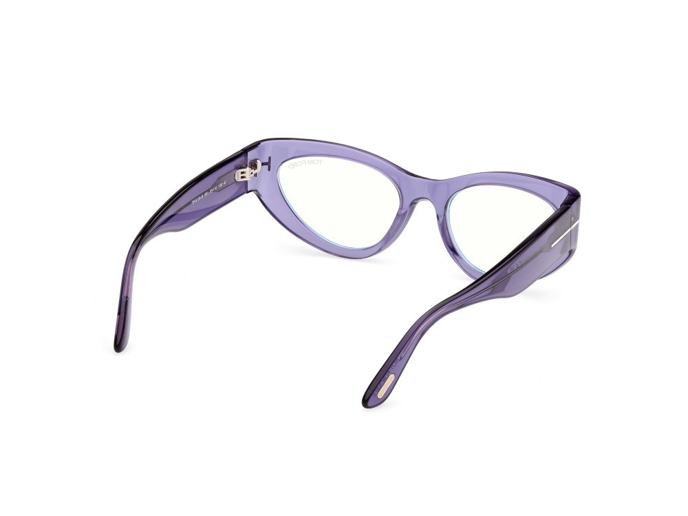 Eyeglasses Tom Ford FT6134-B (081) color viola lucido shape cat eye 