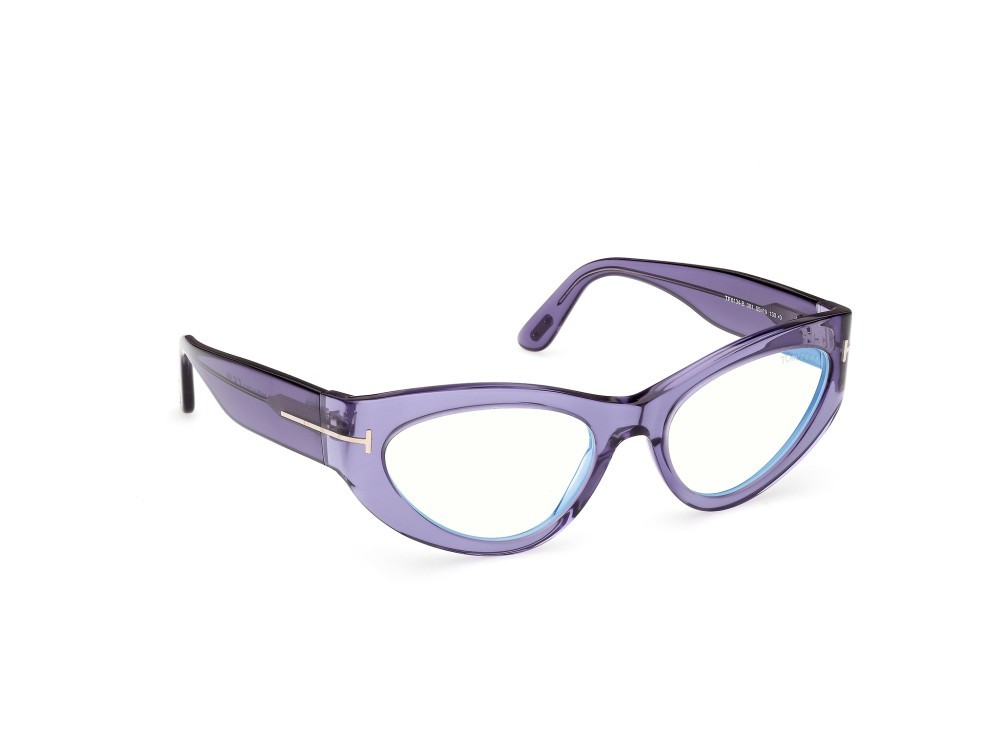 Eyeglasses Tom Ford FT6134-B (081) color viola lucido shape cat eye 