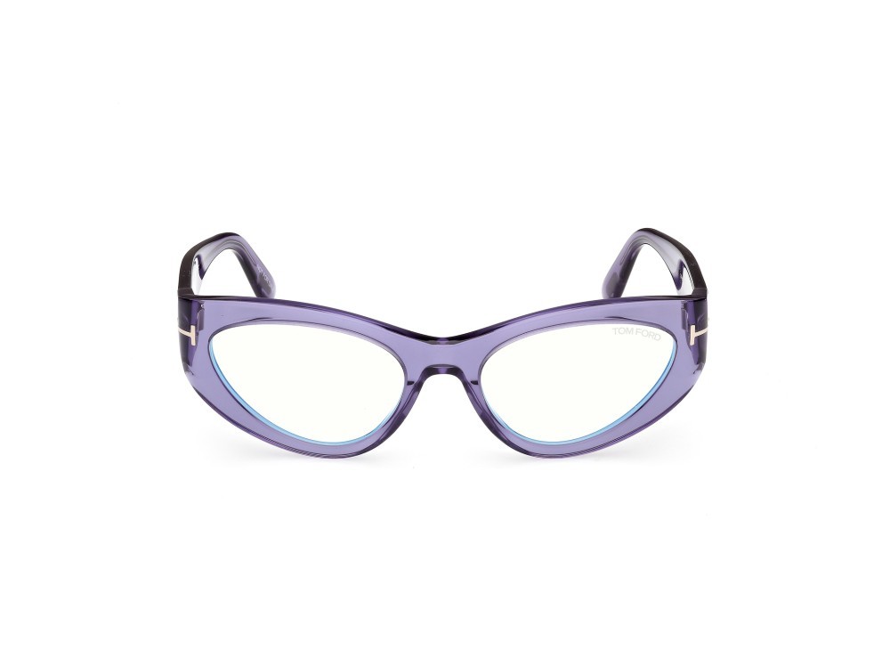 Eyeglasses Tom Ford FT6134-B (081) color viola lucido shape cat eye 