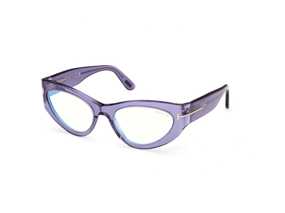 Eyeglasses Tom Ford FT6134-B (081) color viola lucido shape cat eye 