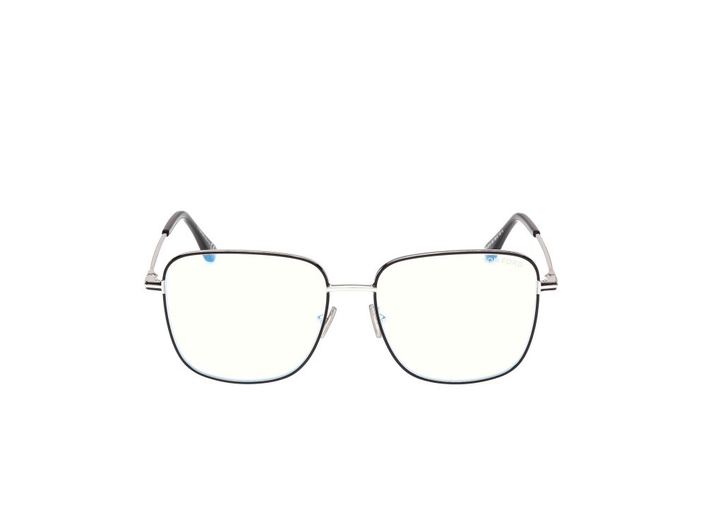 Occhiali da vista Tom Ford FT6136-B (005) colore nero lucido forma quadrato 