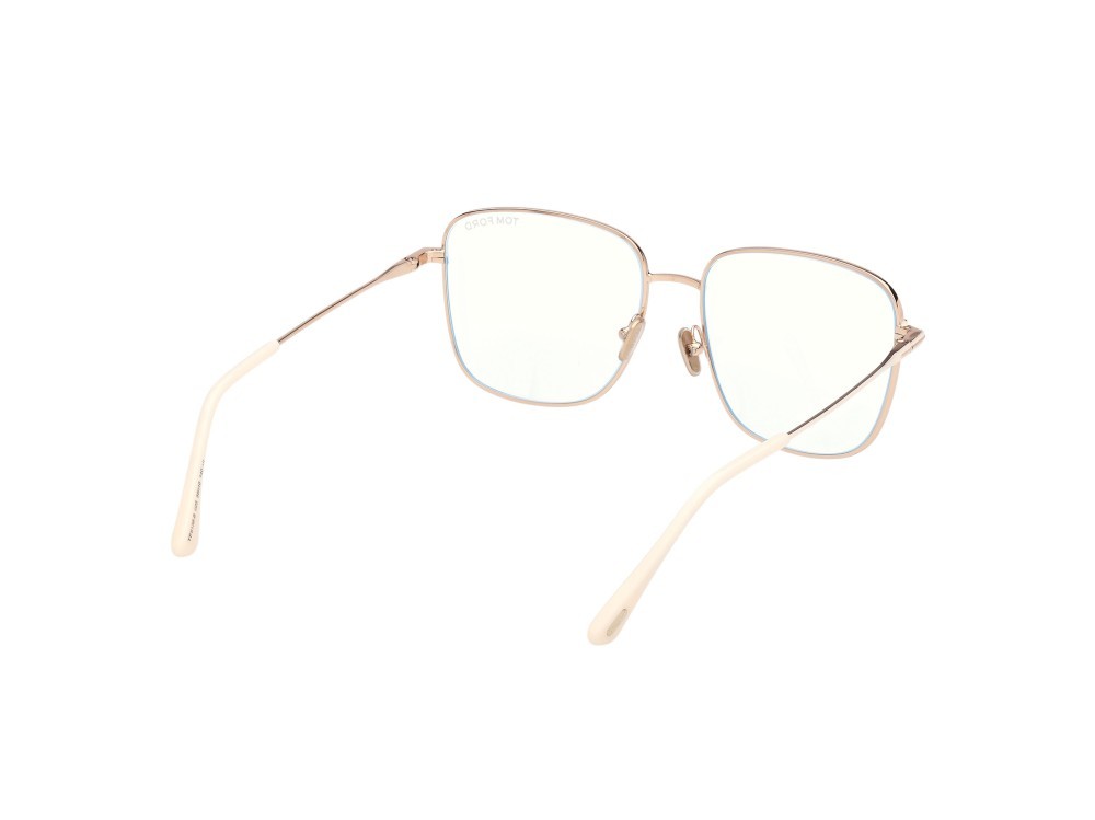 Occhiali da vista Tom Ford FT6136-B (025) colore avorio lucido forma quadrato 