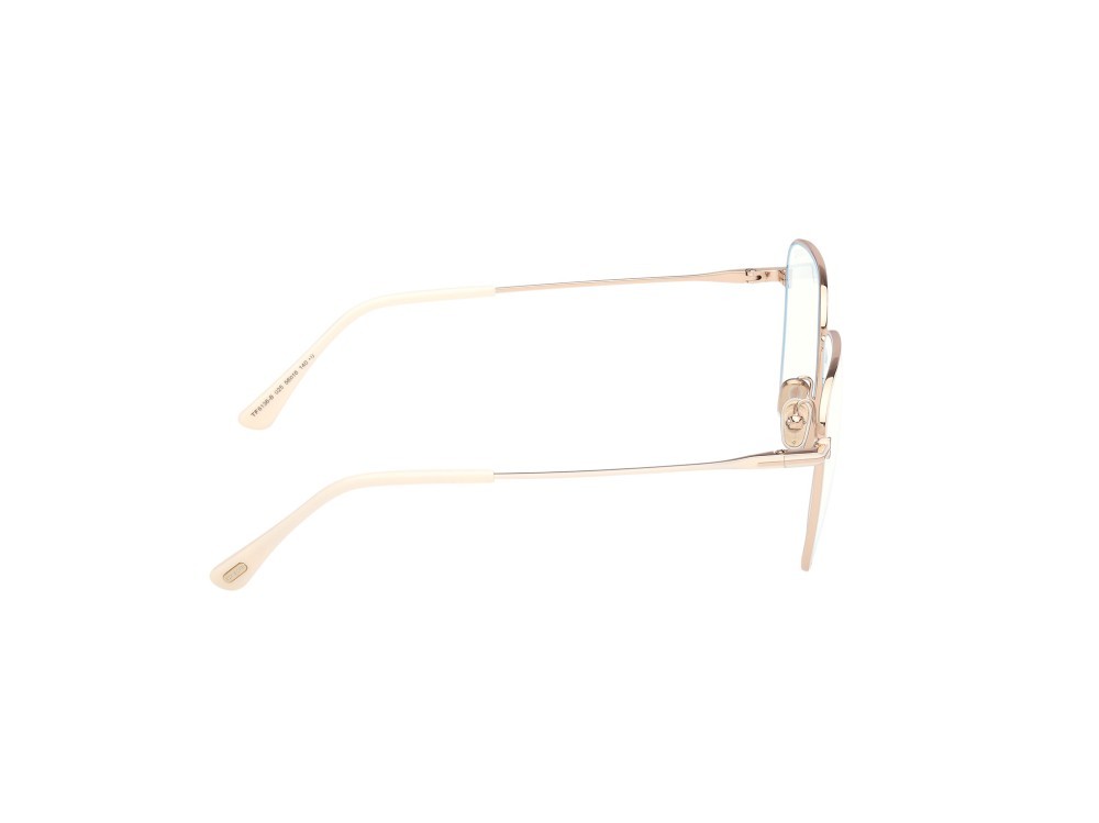 Occhiali da vista Tom Ford FT6136-B (025) colore avorio lucido forma quadrato 
