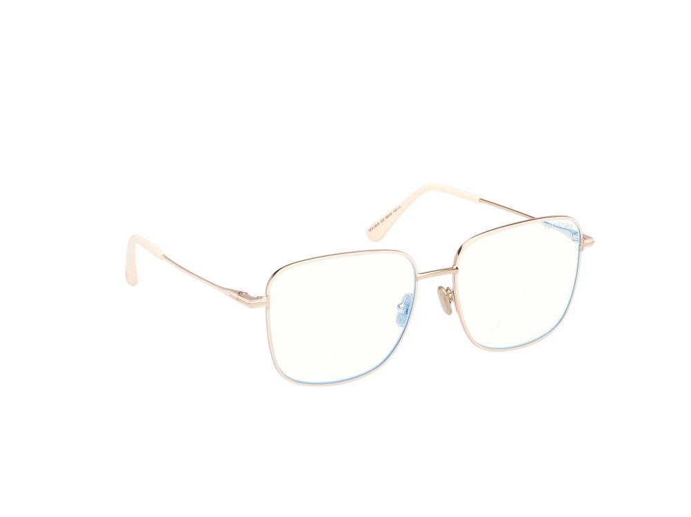 Occhiali da vista Tom Ford FT6136-B (025) colore avorio lucido forma quadrato 