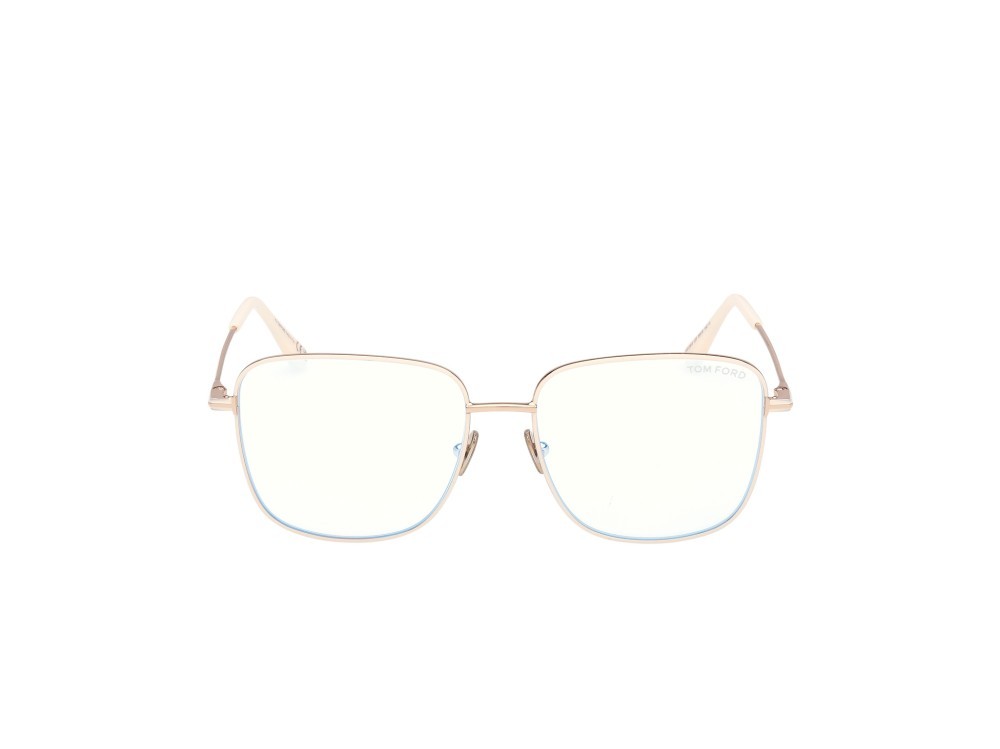 Occhiali da vista Tom Ford FT6136-B (025) colore avorio lucido forma quadrato 