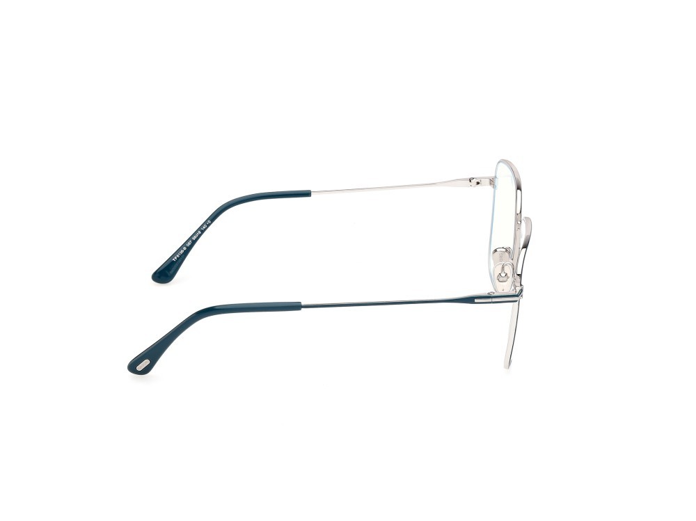 Occhiali da vista Tom Ford FT6136-B (087) colore turchese lucido forma quadrato 