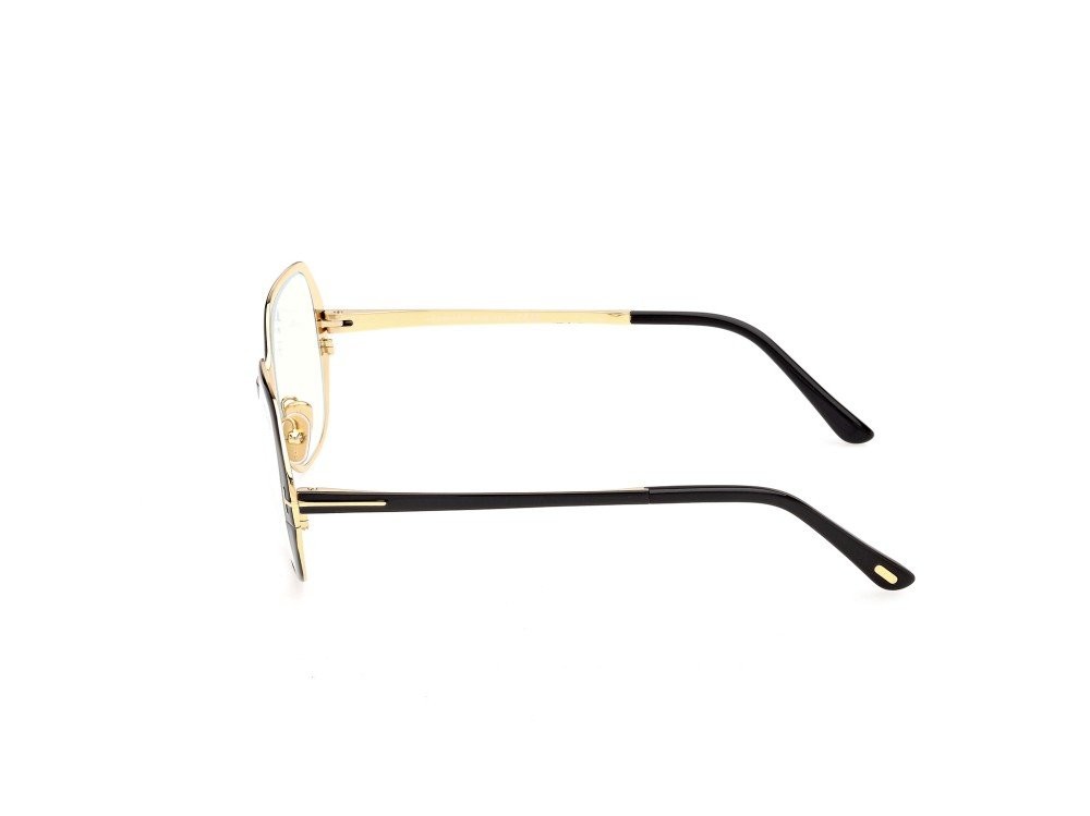 Eyeglasses Tom Ford FT6137-B (001) color nero lucido  shape geometric 