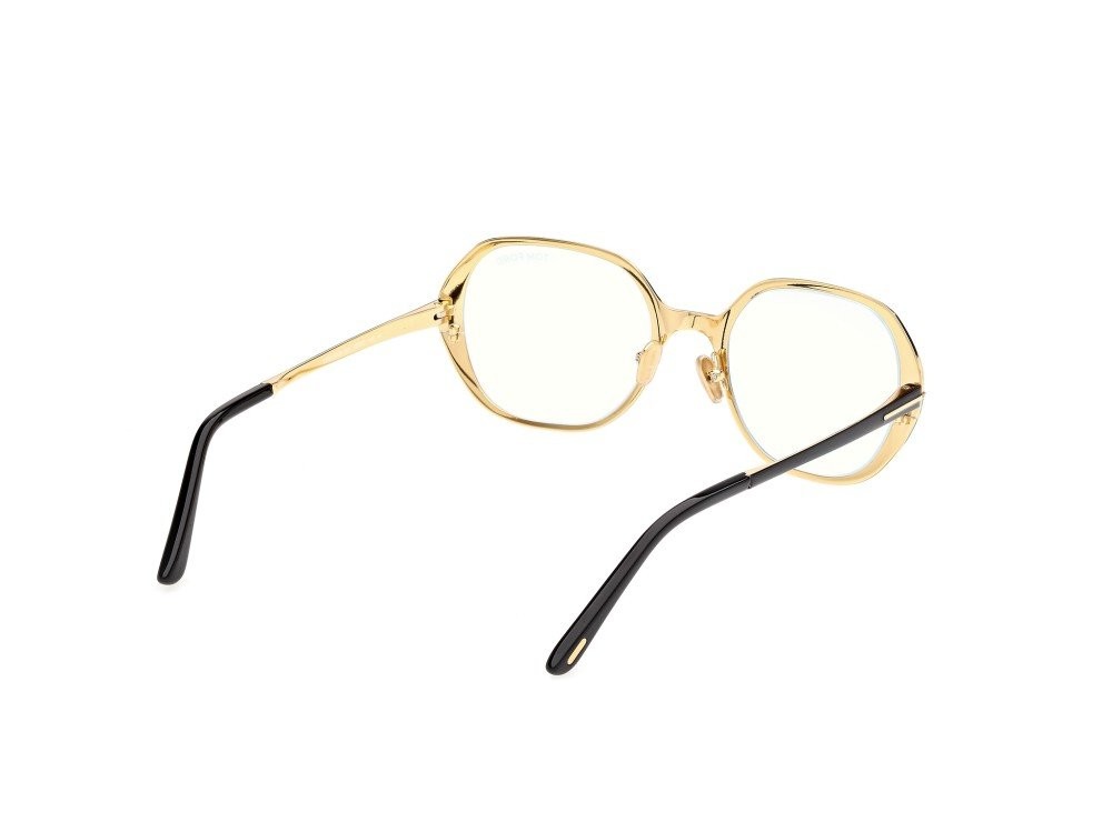 Eyeglasses Tom Ford FT6137-B (001) color nero lucido  shape geometric 