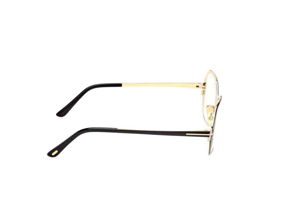 Eyeglasses Tom Ford FT6137-B (001) color nero lucido  shape geometric 