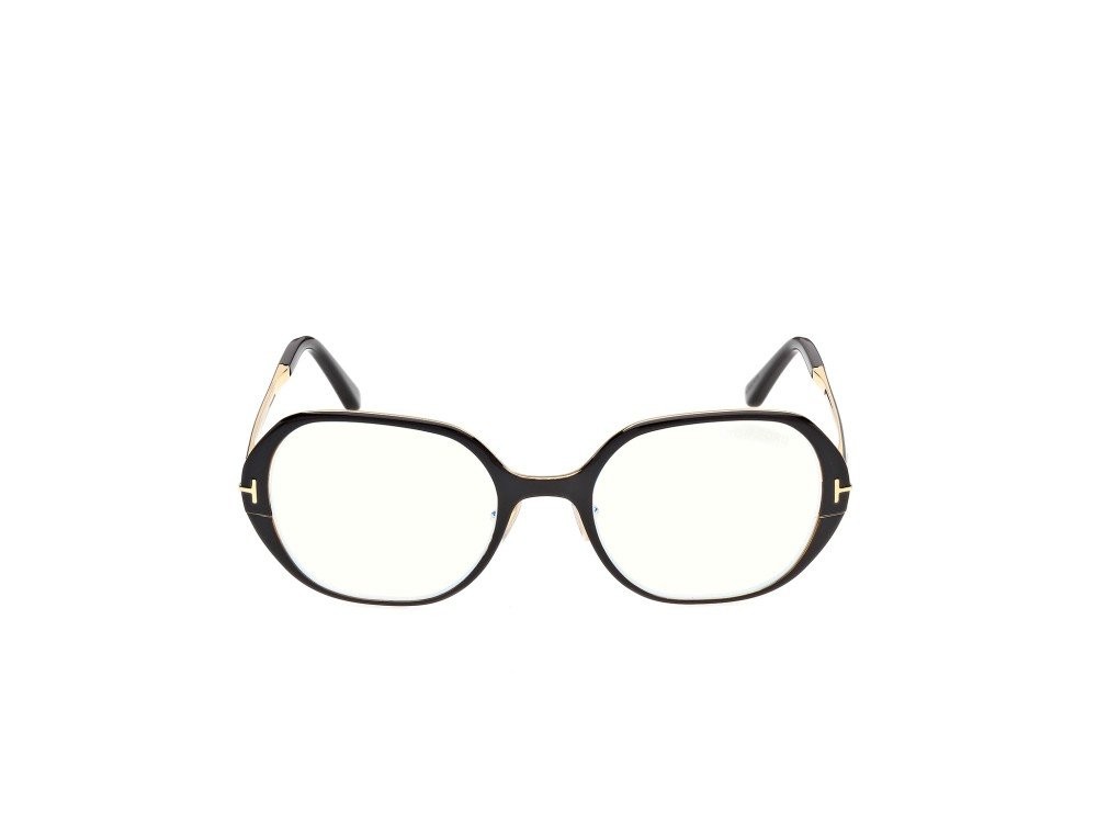 Eyeglasses Tom Ford FT6137-B (001) color nero lucido  shape geometric 