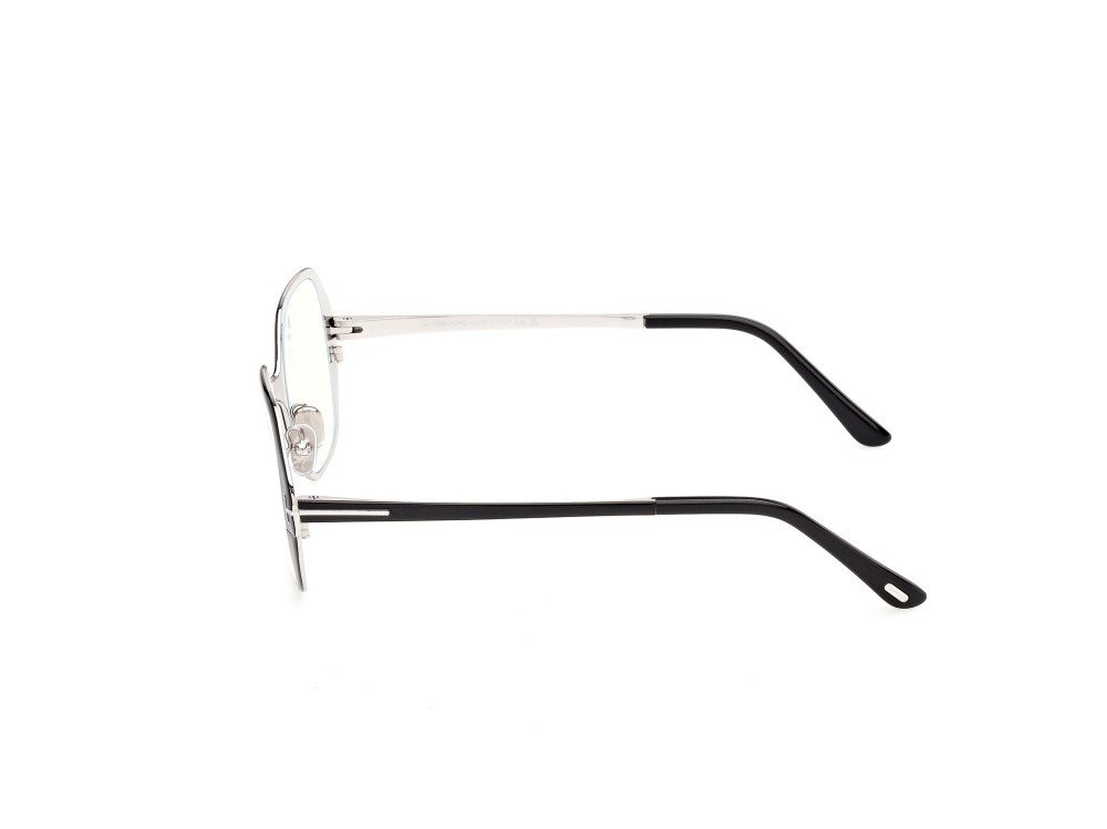 Eyeglasses Tom Ford FT6137-B (005) color nero lucido  shape geometric 