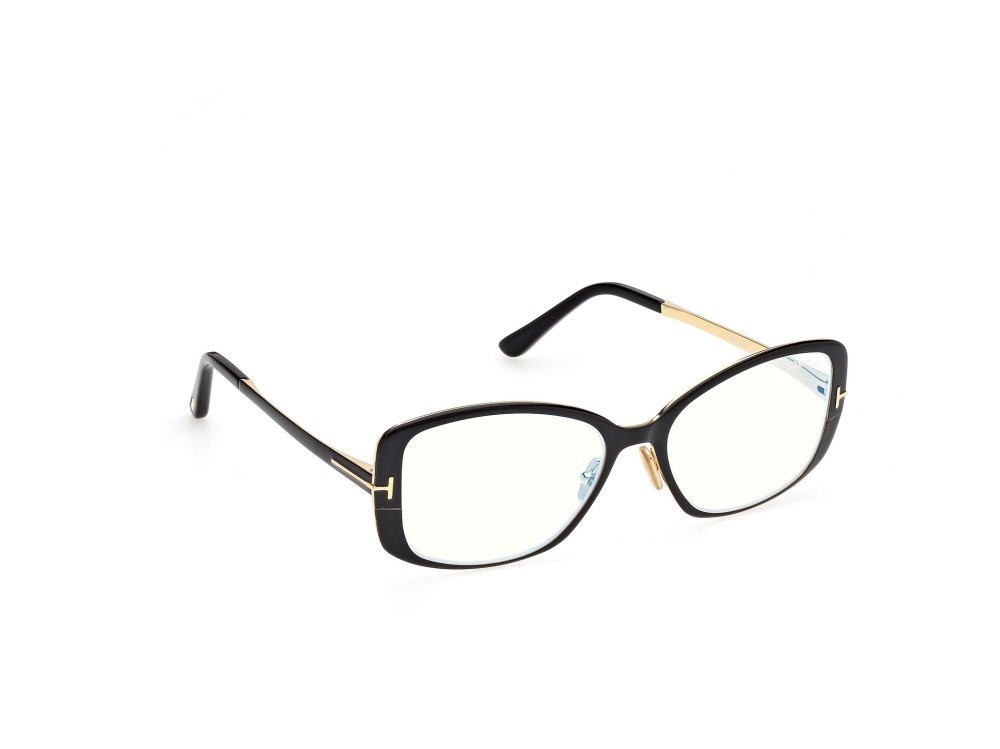 Eyeglasses Tom Ford FT6138-B (001) color nero lucido shape rectangle 