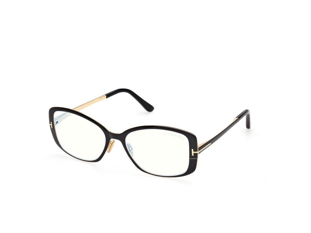 Eyeglasses Tom Ford FT6138-B (001) color nero lucido shape rectangle 