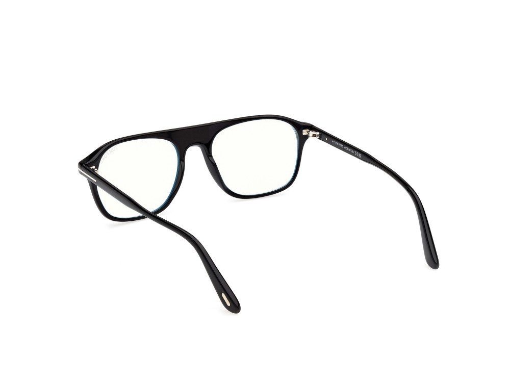 Eyeglasses Tom Ford FT6167-B (001) color nero lucido  shape aviator 