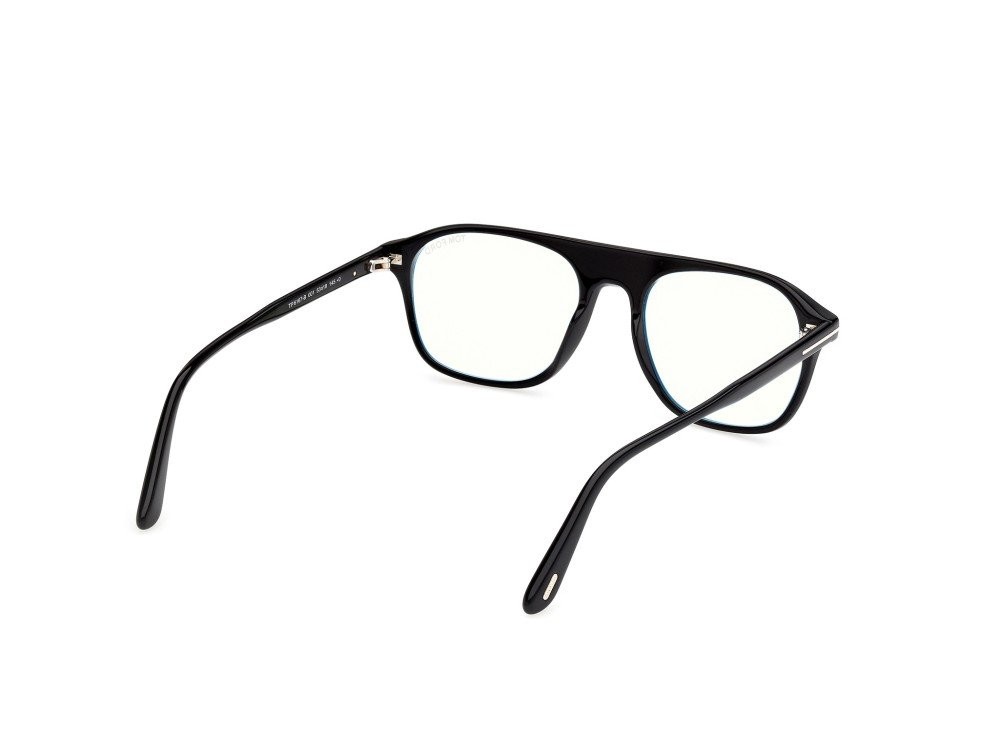 Eyeglasses Tom Ford FT6167-B (001) color nero lucido  shape aviator 