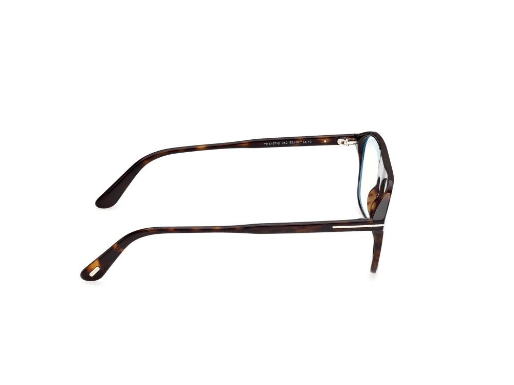 Eyeglasses Tom Ford FT6167-B (052) color avana scura shape aviator 