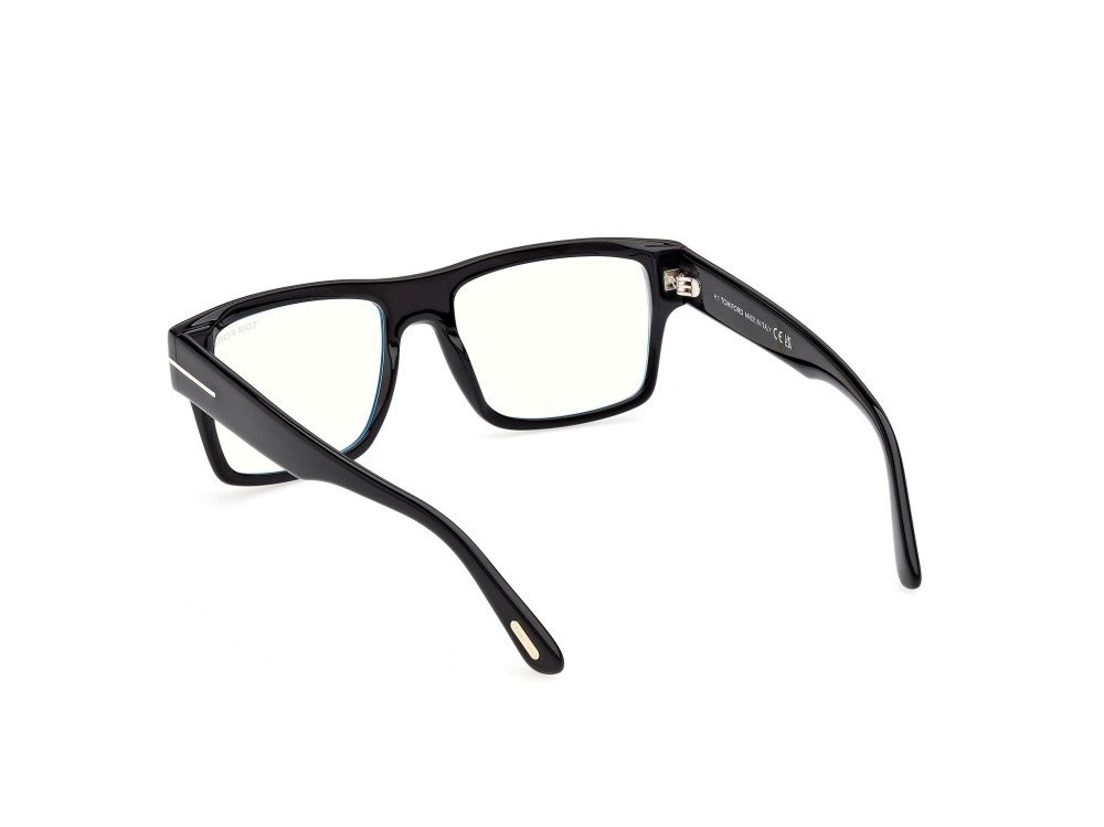 Eyeglasses Tom Ford FT6168-B (001) color nero lucido shape rectangle 