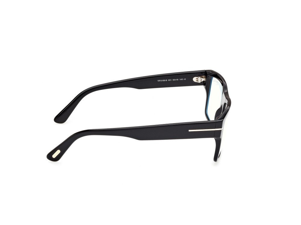 Eyeglasses Tom Ford FT6168-B (001) color nero lucido shape rectangle 