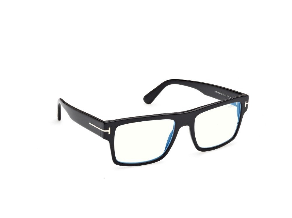 Eyeglasses Tom Ford FT6168-B (001) color nero lucido shape rectangle 