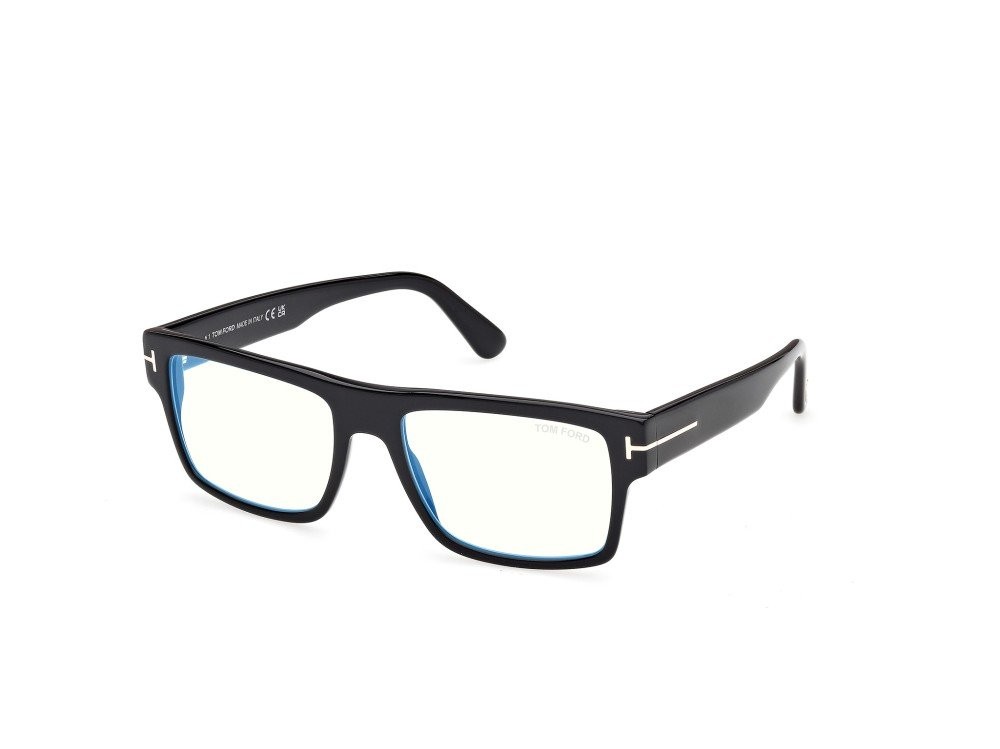Eyeglasses Tom Ford FT6168-B (001) color nero lucido shape rectangle 