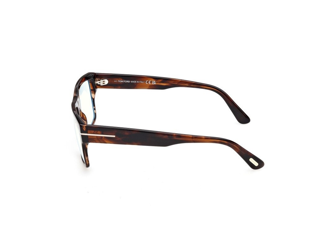 Eyeglasses Tom Ford FT6168-B (055) color avana colorata shape rectangle 