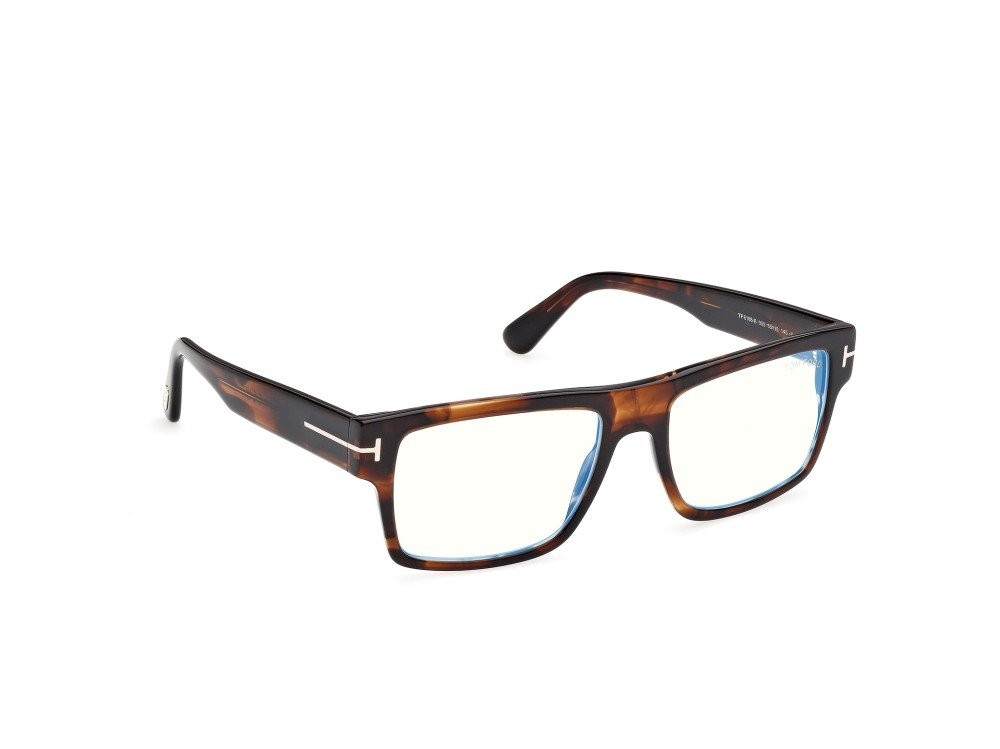 Eyeglasses Tom Ford FT6168-B (055) color avana colorata shape rectangle 