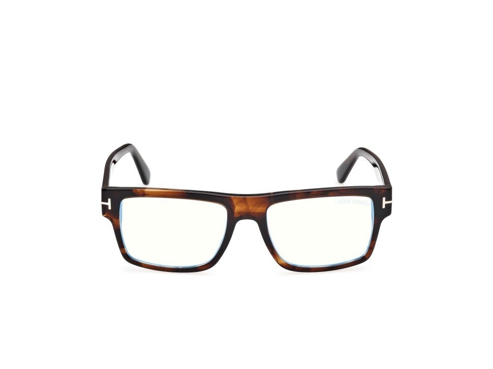 Eyeglasses Tom Ford FT6168-B (055) color avana colorata shape rectangle 
